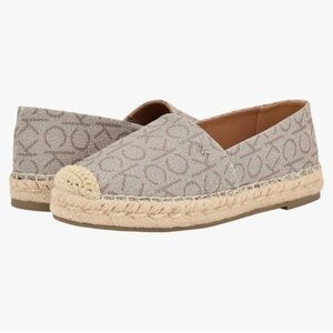 Calvin Klein Monogram Espadrilles size 8.5